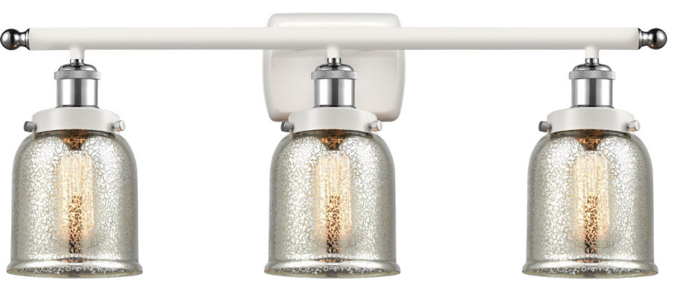 Innovations 916-3W-WPC-G58 3-Light Bath Vanity Light, White, Polished Chrome