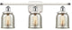 Innovations 916-3W-WPC-G58 3-Light Bath Vanity Light, White, Polished Chrome