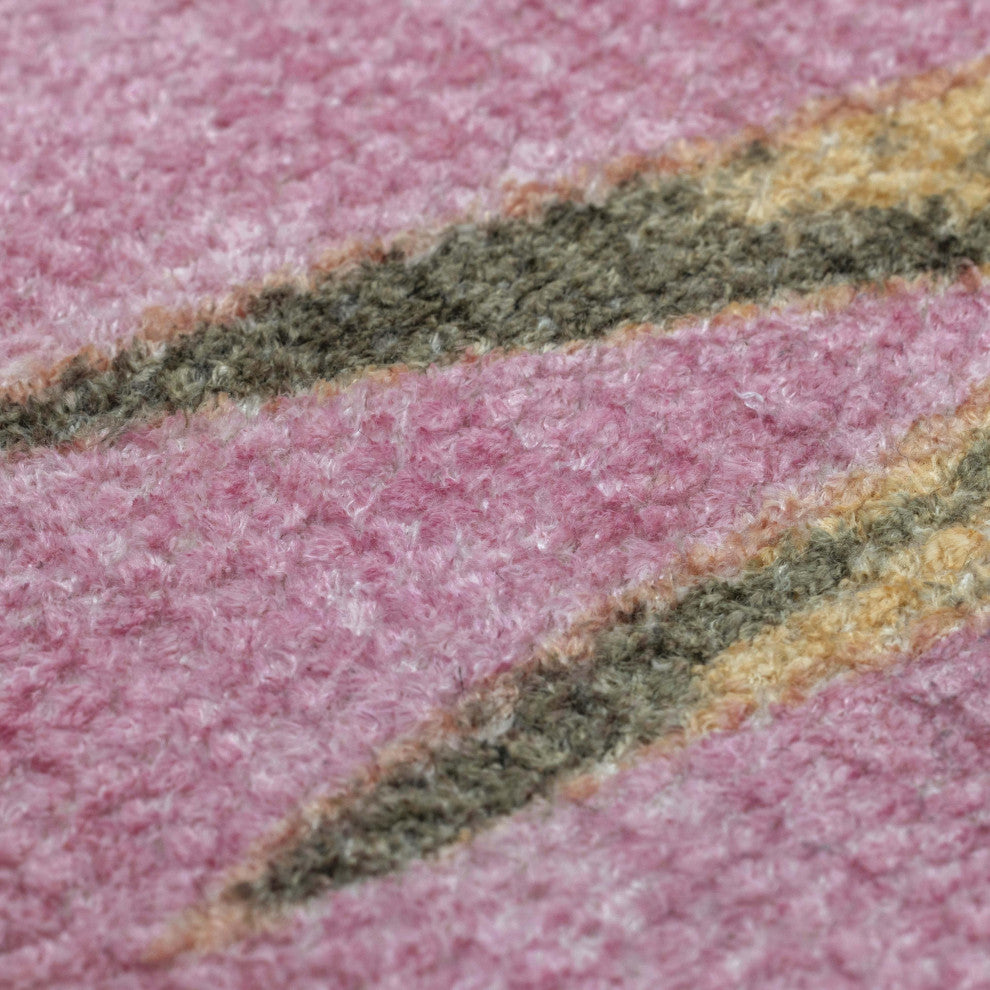 Flamingo Pink 5'x8' Area Rug