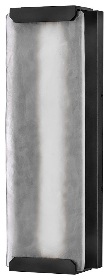 Hinkley Zayde Large Wall Mount Lantern, Black