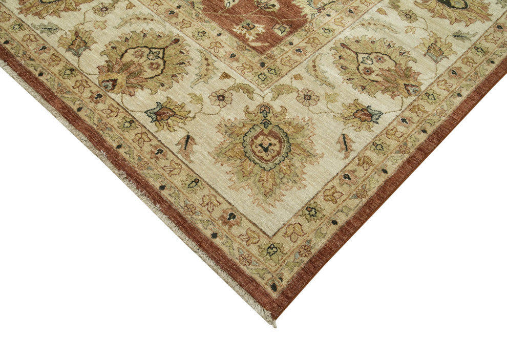Rug N Carpet - Hand-Knotted Oriental 12' 0" x 15' 1" Large Oushak Area Rug