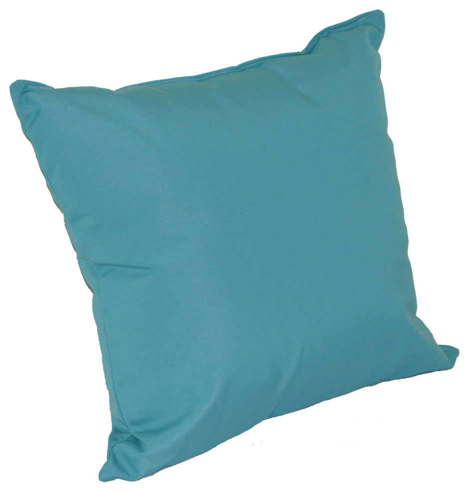Outdoor Pillow, Aqua, 15 Inch