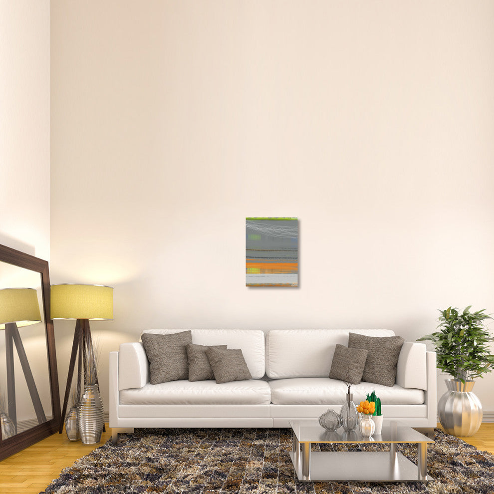 "Abstract Orange Stripe1" Fine Art Print