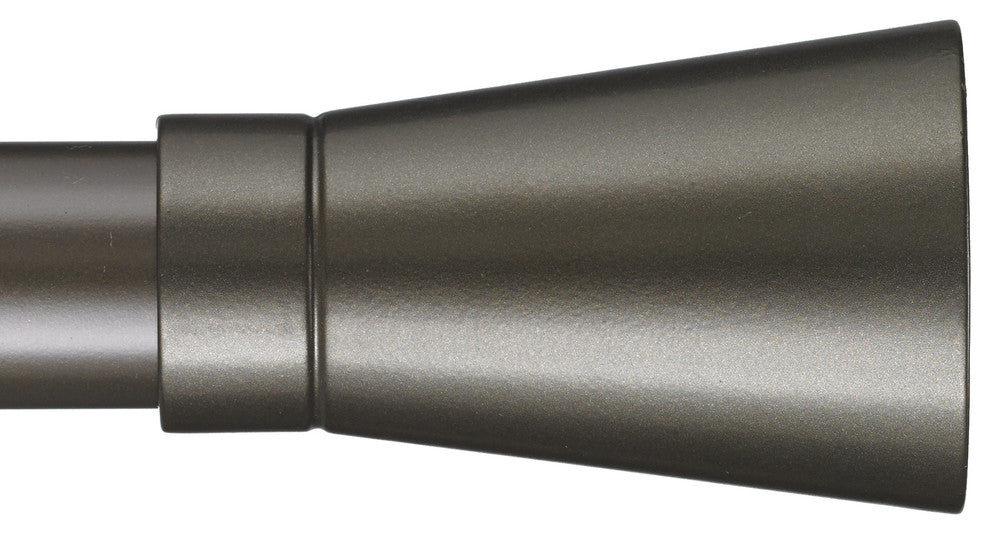 Linea Non-Telescoping Curtain Rod, Oil Rubbed Bronze, 48''