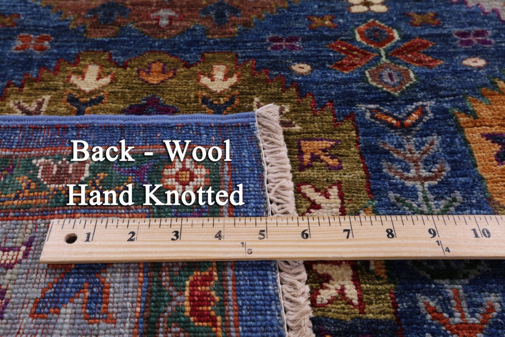 5' 6" X 8' 0" Fine Turkmen Hand Knotted Rug - Q12362