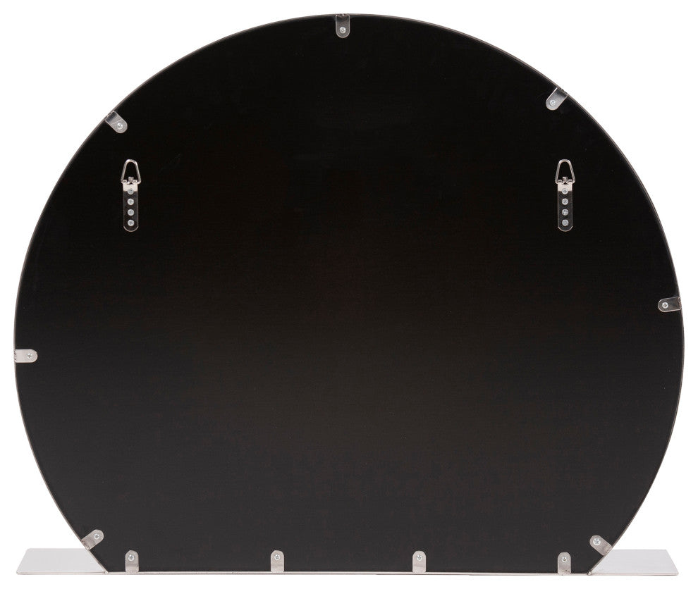 Howard Elliott Marion Round Mirror with Shelf