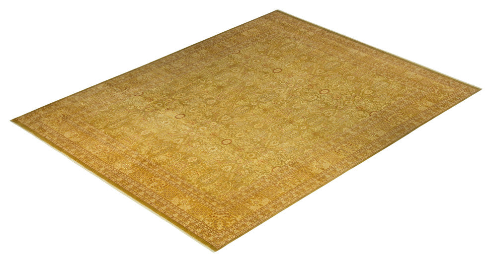 Mogul, One-of-a-Kind Hand-Knotted Area Rug Green, 9'4"x11'10"