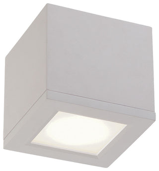 WAC Lighting Rubix 5" Indoor or Outdoor LED Flush Mount, White