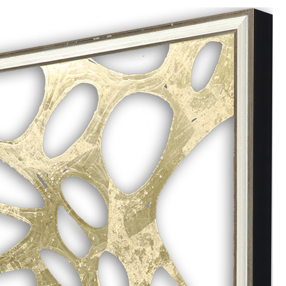 Splash of Gold I Artwork, 4-Piece Set