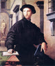 Agnolo Bronzino Ugolino Martelli, Gallery Wrapped Canvas Print, 20"x25"