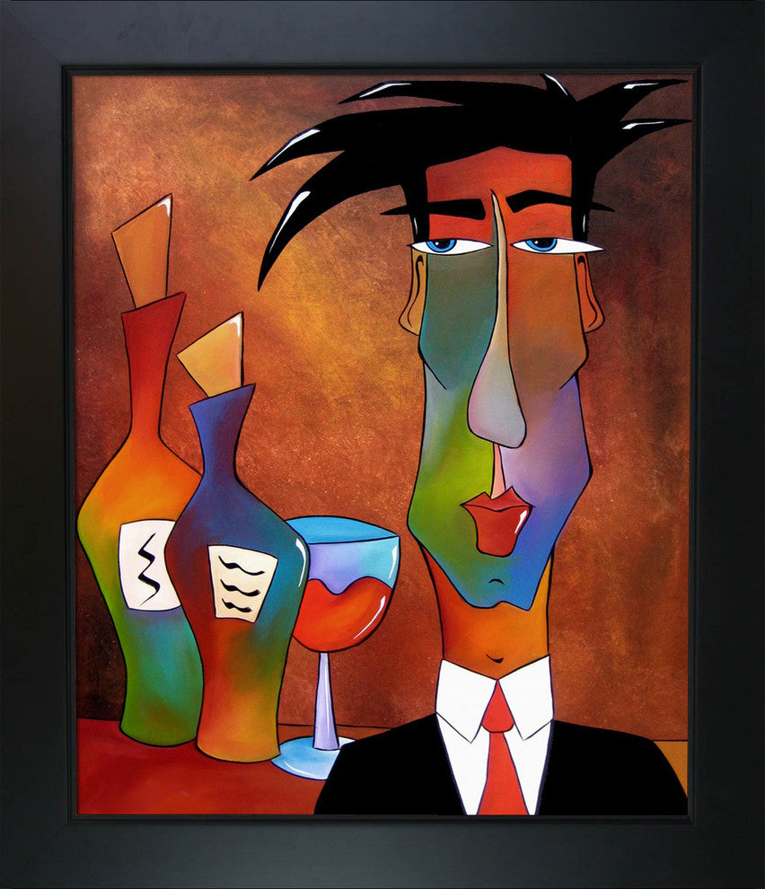 Fedro "Back Up Plan" Canvas Print, New Age Black Frame 20x24