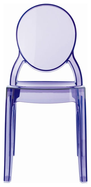 Compamia Elizabeth Kid's Chair, Transparent Violet