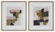 Uttermost Color Block Framed Prints, Set of 2