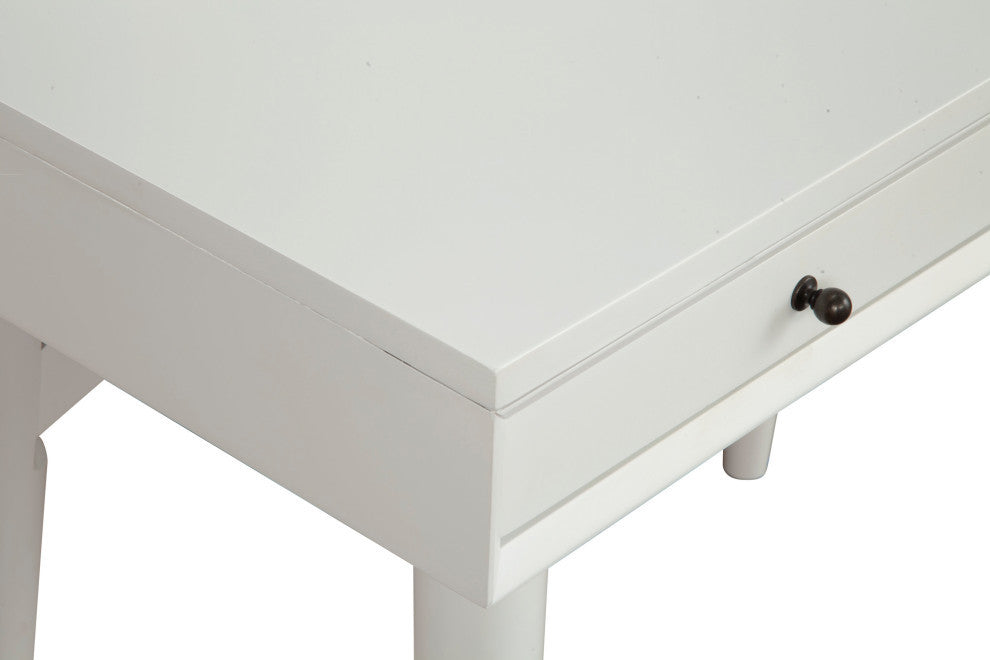 Flynn Mini Desk, White