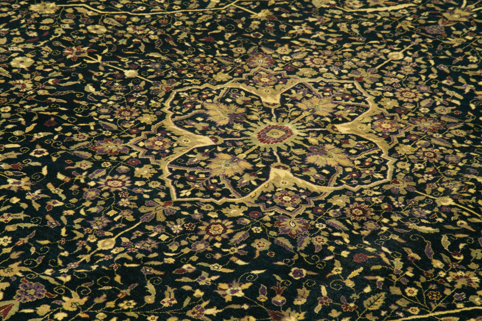 Rug N Carpet - Handwoven Oriental 9' 9" x 13' 11" Large Oushak Area Rug