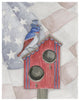 "Americana Birdhouse II" Digital Paper Print by Elyse DeNeige, 18"x22"