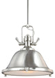 Generation Lighting Lighting 1-Light Pendant, Brushed Nickel