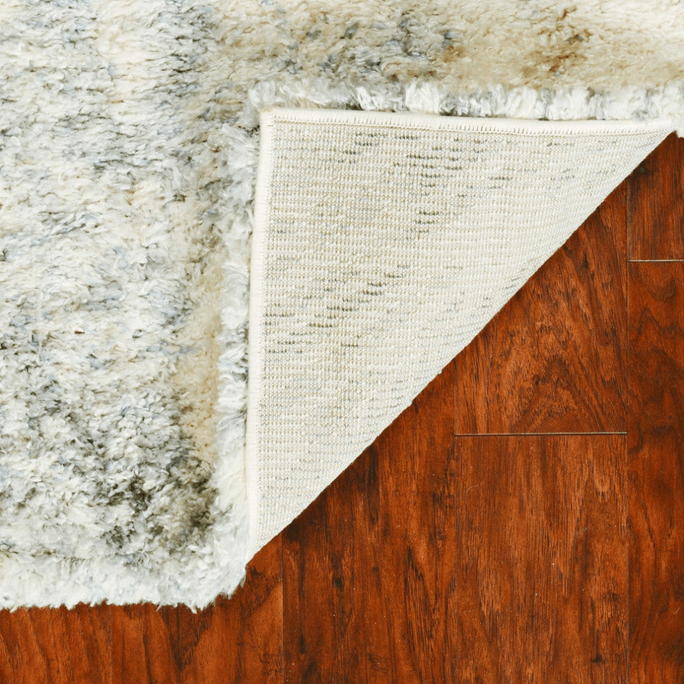 7' X 9'  Polypropylene Ivory Or Grey Area Rug