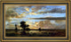 Theodore Rousseau Sunset Framed Premium Canvas Print, 14"x28"