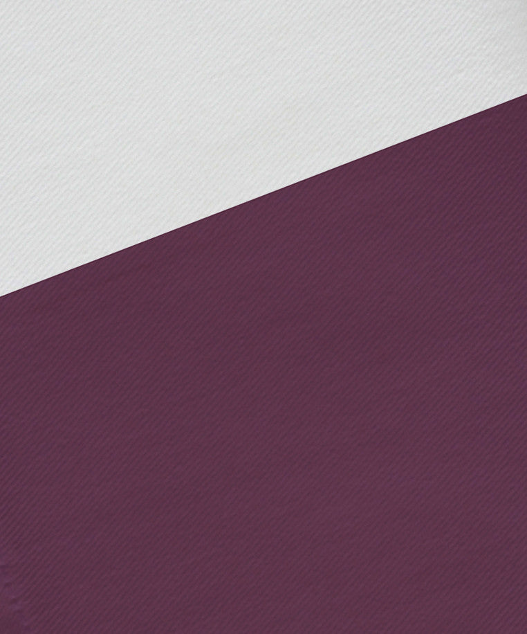 Narrow The Gap Stripe Print Napkin, Plum, Set of 4