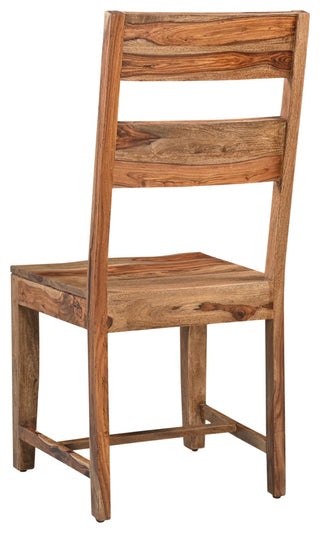 Damian 7-piece Live Edge Solid Wood Dining Set, Brown