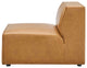 Sectional Sofa Set, Faux Vegan Leather, Tan, Modern, Living Lounge Hospitality