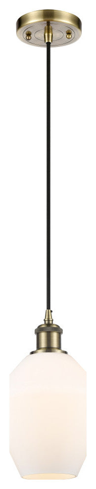 Innovations 516-1P-AB-G651-8-LED 1-Light Mini Pendant Antique Brass