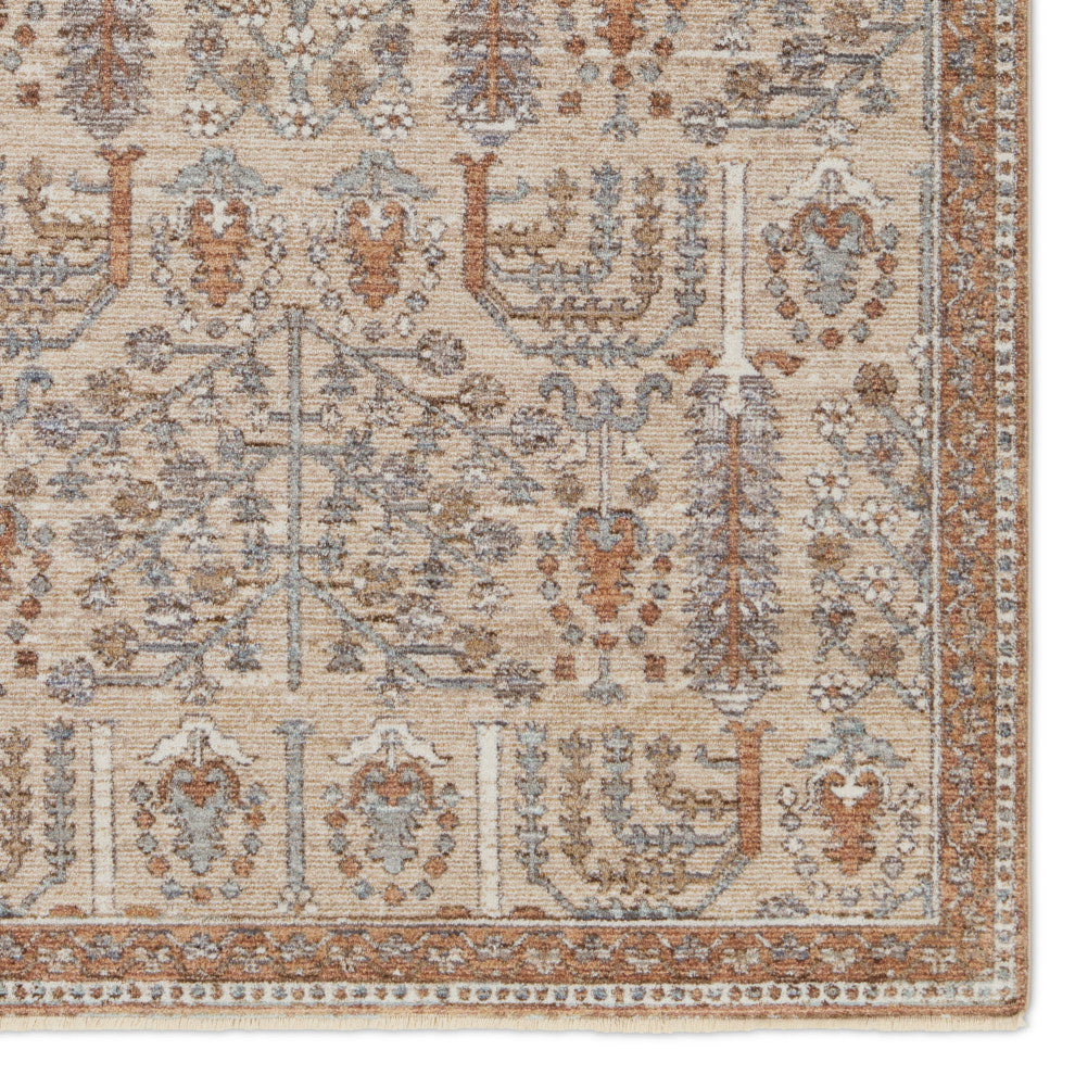 Jaipur Living Regard Floral Slate/ Bronze Area Rug 4'X6'