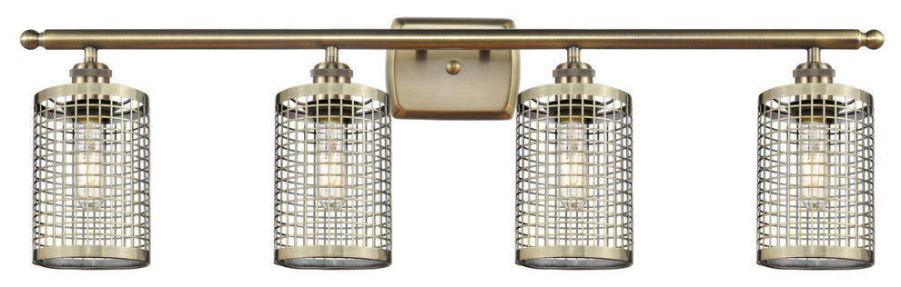 Innovations Nestbrook 4 36" Bath Vanity-Light Antique Brass