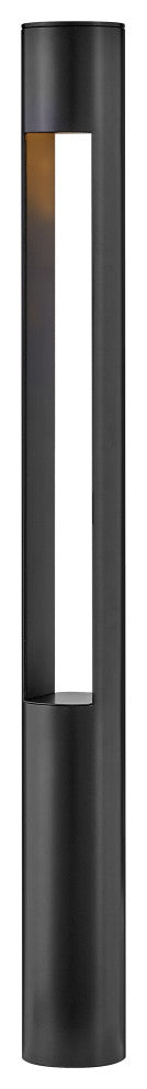 Hinkley Atlantis Round Large Bollard, Satin Black