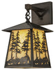 8W Stillwater Tall Pines Hanging Wall Sconce
