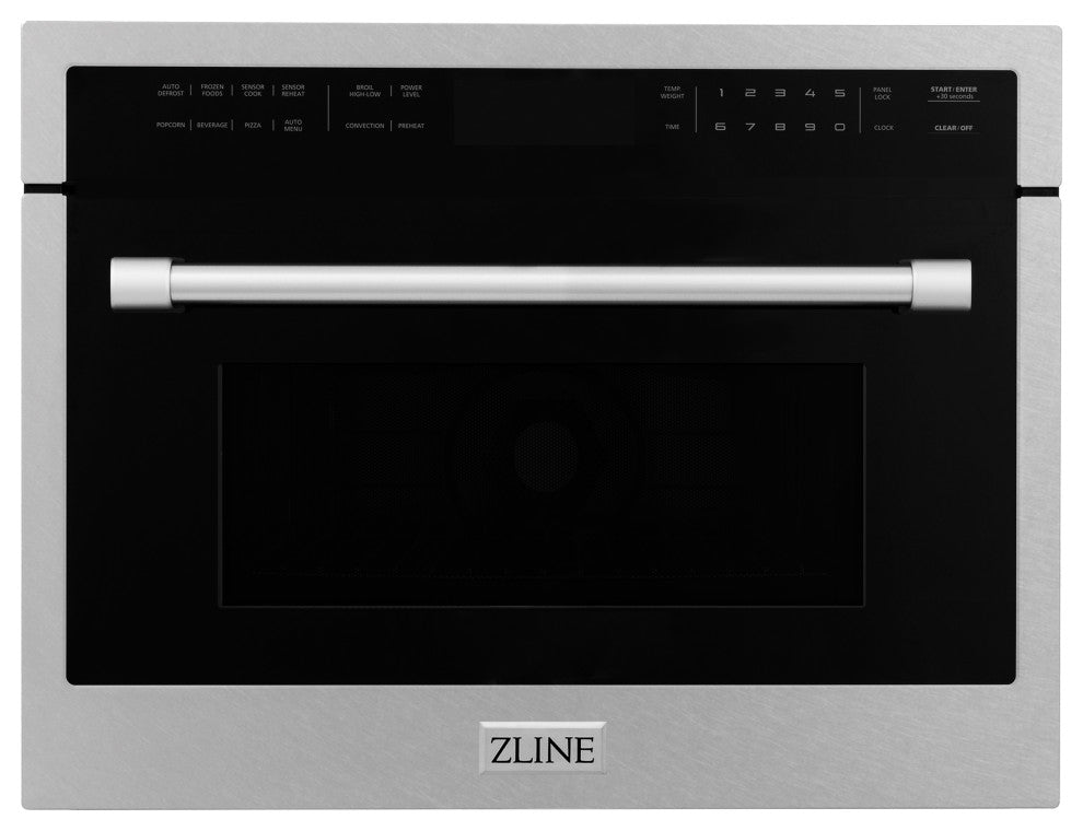 ZLINE 24" Microwave Oven, DuraSnow Steel MWO-24-SS