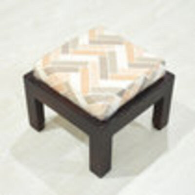 Handmade Mango Wood Light Walnut Color Rectangular Shaped, 14 X14 X9