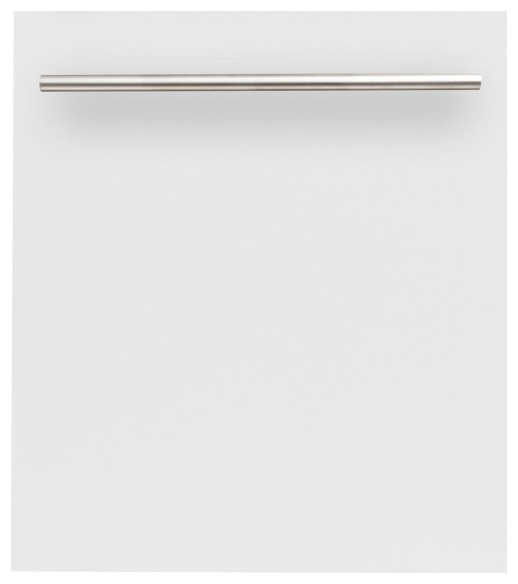 24" White Matte Top Control Dishwasher 120-Volt With Modern Style Handle