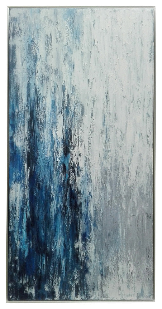 Hanging Art Painting With Silver Border Frame