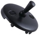 Kingston Brass Round Overflow Plate With Trip Lever, Matte Black