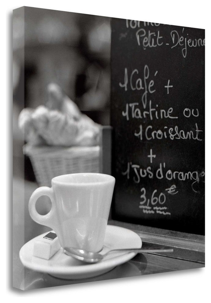 "Cafe, Champs - Elysees - 31" By Alan Blaustein, Giclee on Gallery Wrap Canvas