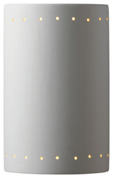 Ambiance Large Cylinder, Closed Top Wall Sconce, Bisque, Dedicated LED