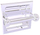 Clearview Recessed Toilet Paper Holder with Twisted Accents, Polished Chrome