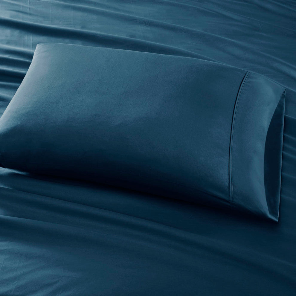 Madison Park 800 Thread Count Cotton-Blend Sateen 6-Piece Sheet Set, Teal