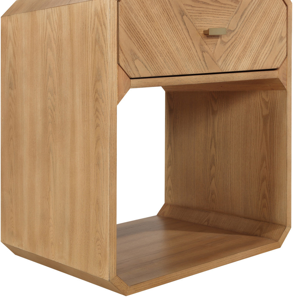 Parker Ash Veneer Nightstand, Natural