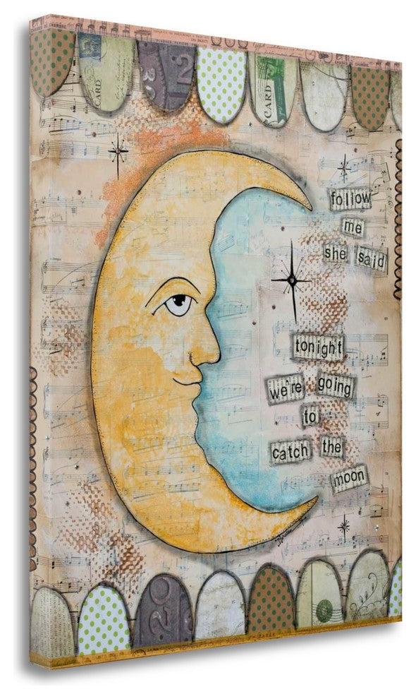 "Follow Me She Said" By Denise Braun, Giclee Print on Gallery Wrap Canvas