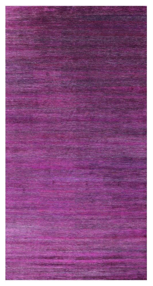 Super Savannah Gabbeh Wool and Silk Hand Knotted Rug 9' 11" X 19' 7" Q8999