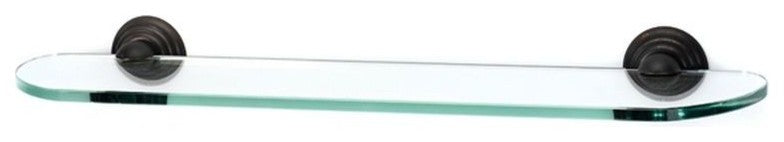 Alno 24" Glass Shelf with Brackets in Barcelona