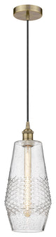 Innovations 616-1P-AB-G684-7 1-Light Mini Pendant, Antique Brass
