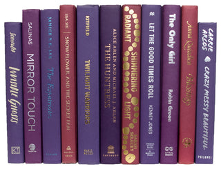 Decorative Books - Berry Book Bundle - 1 foot of Purple Books