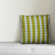 Southwestern Pattern, Green and Blue Throw Pillow, 16"x16"