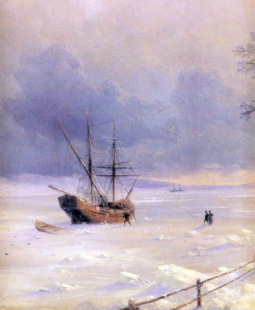 Ivan Constantinovich Aivazovsky Frozen Bosphorus Wall Decal
