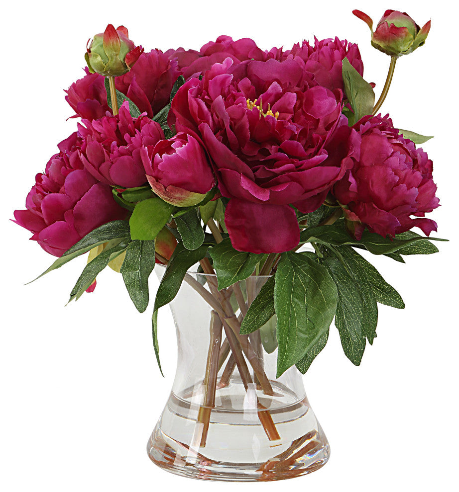 Uttermost - 60195 - Peony Bouquet - Prima Peony - Clear
