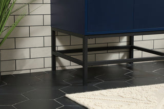 Home Living 19" Modern Blue-Light Bathroom Vanity
